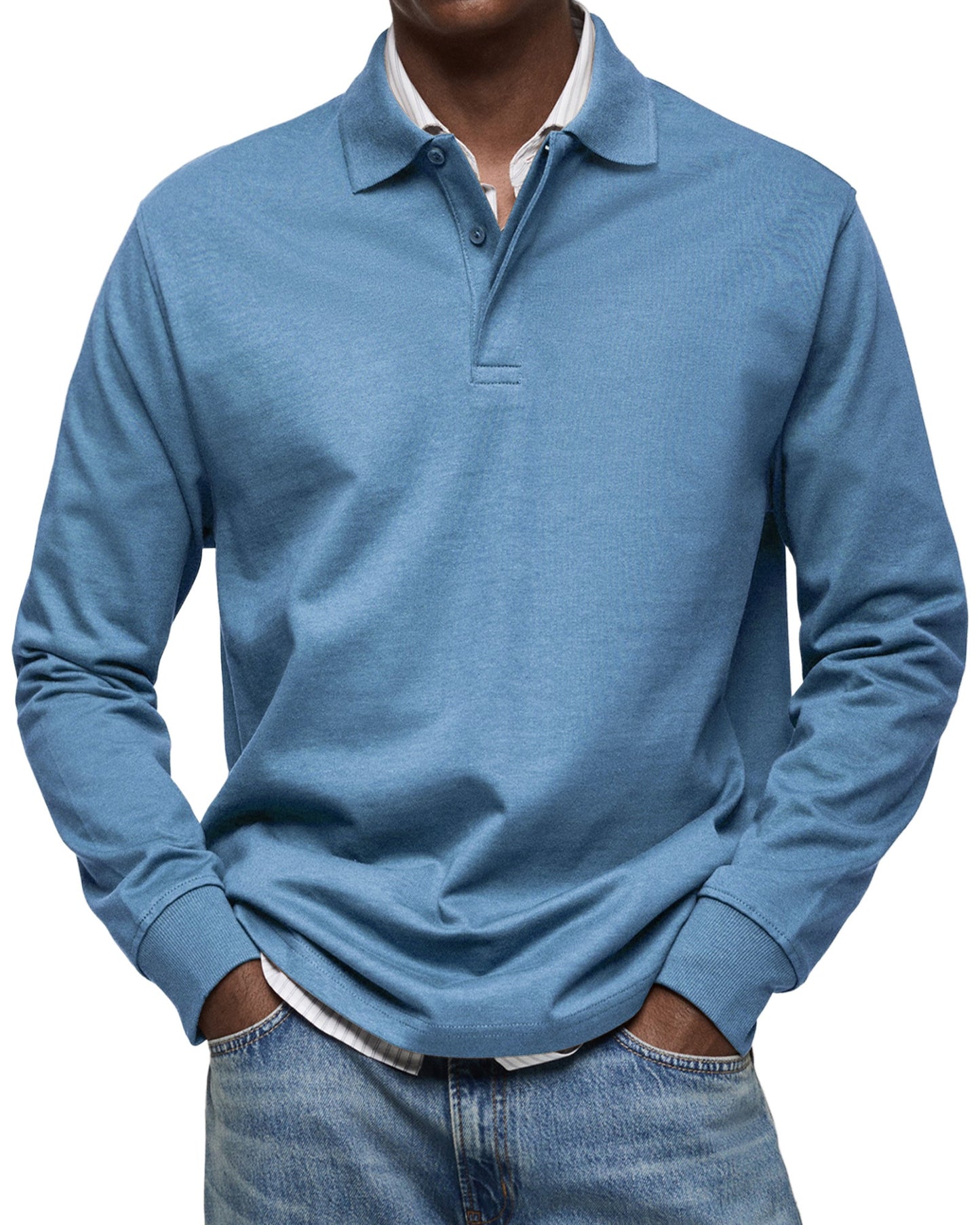 Vorano-Dublin™ | Casual Long Sleeve Polo Shirt