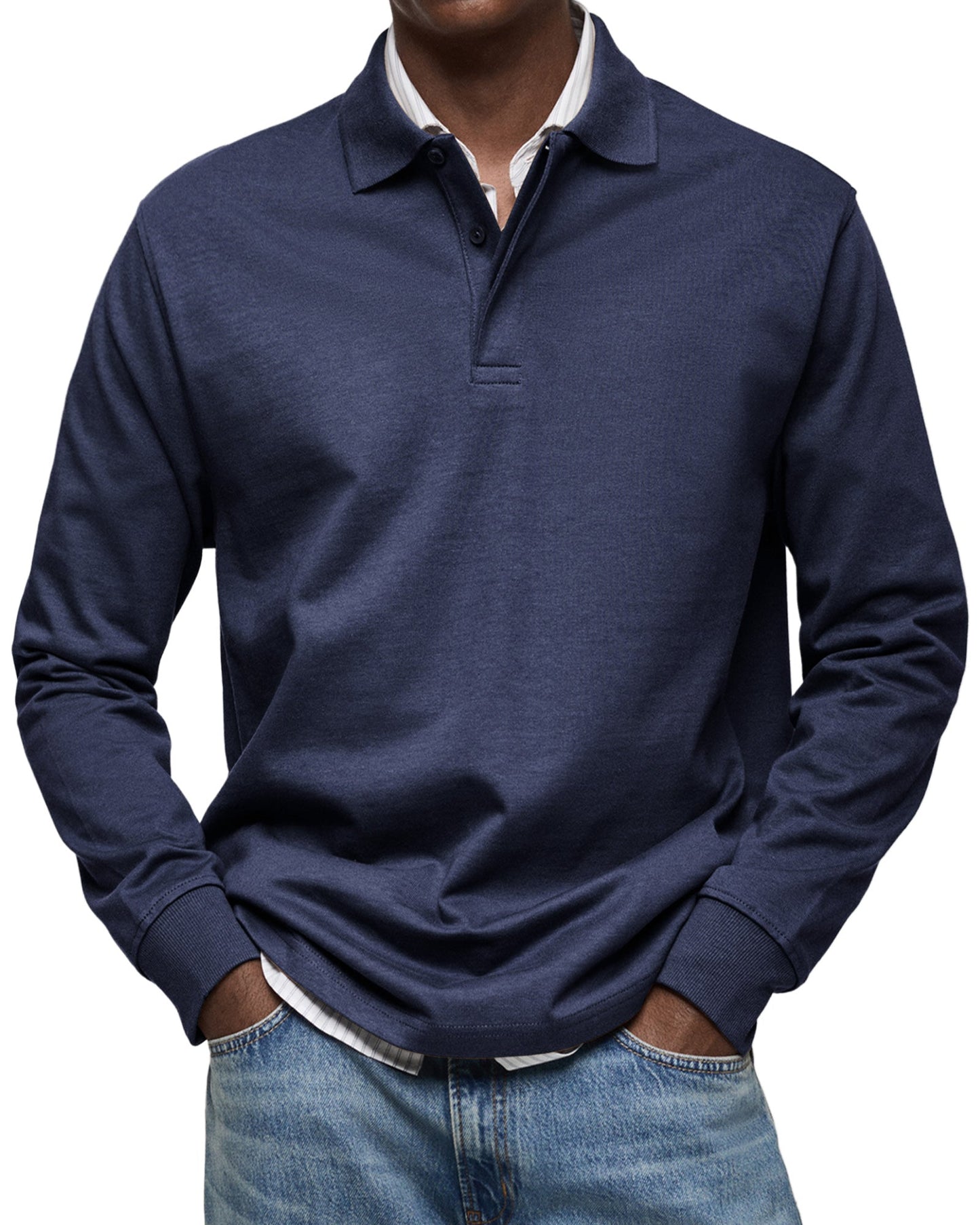 Vorano-Dublin™ | Casual Long Sleeve Polo Shirt