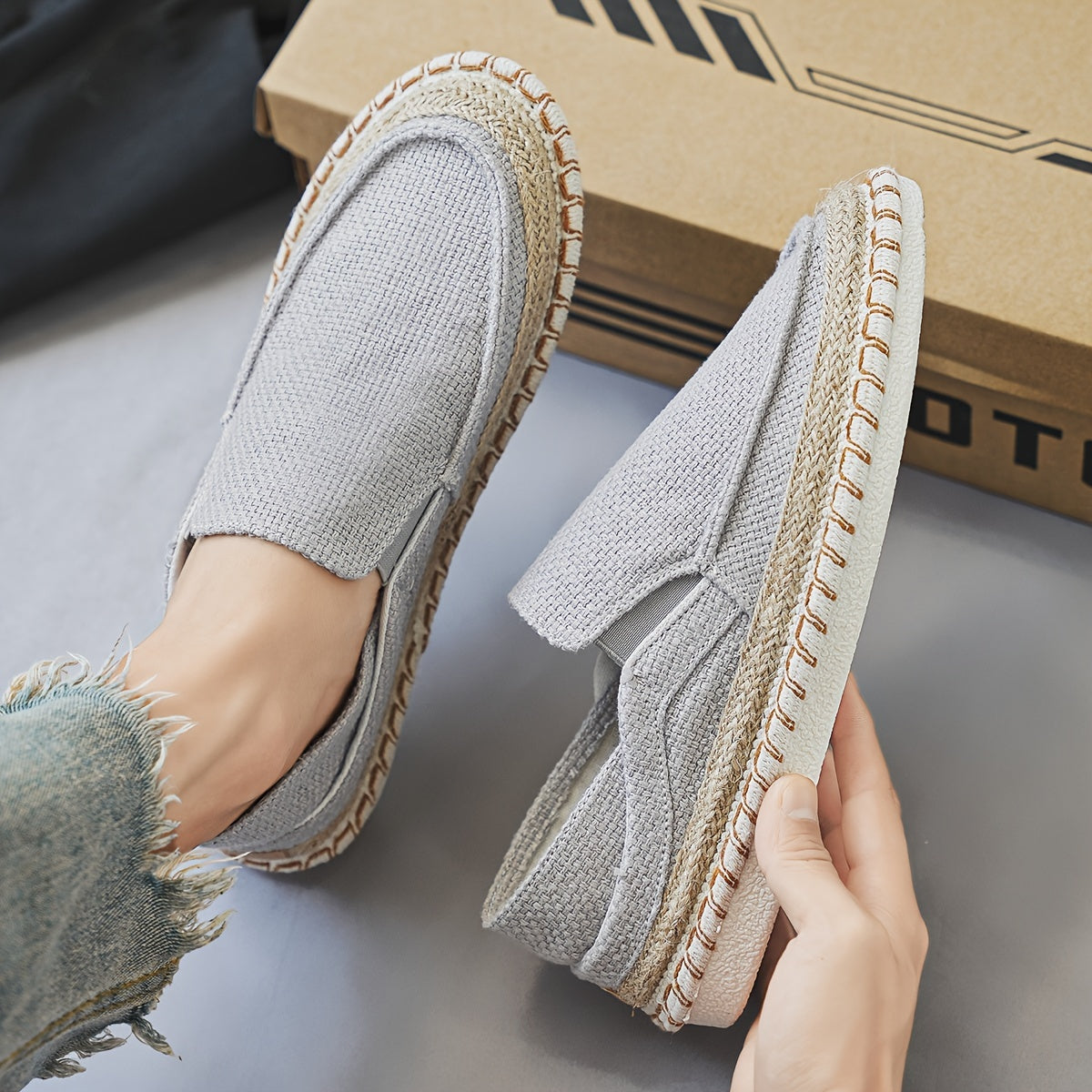 Vorano-Dublin™ | Slip-On Shoes with Maritime Pattern