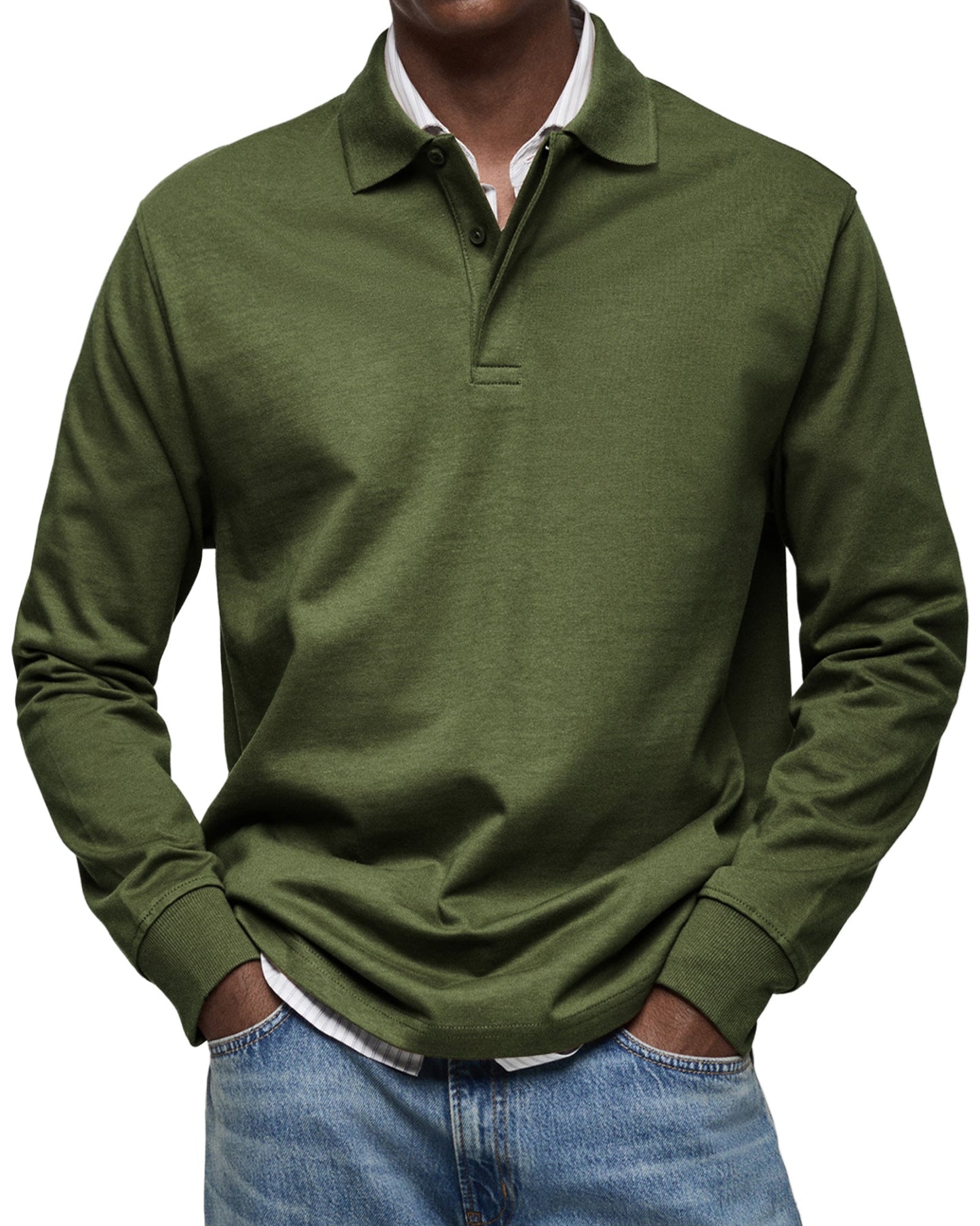 Vorano-Dublin™ | Casual Long Sleeve Polo Shirt