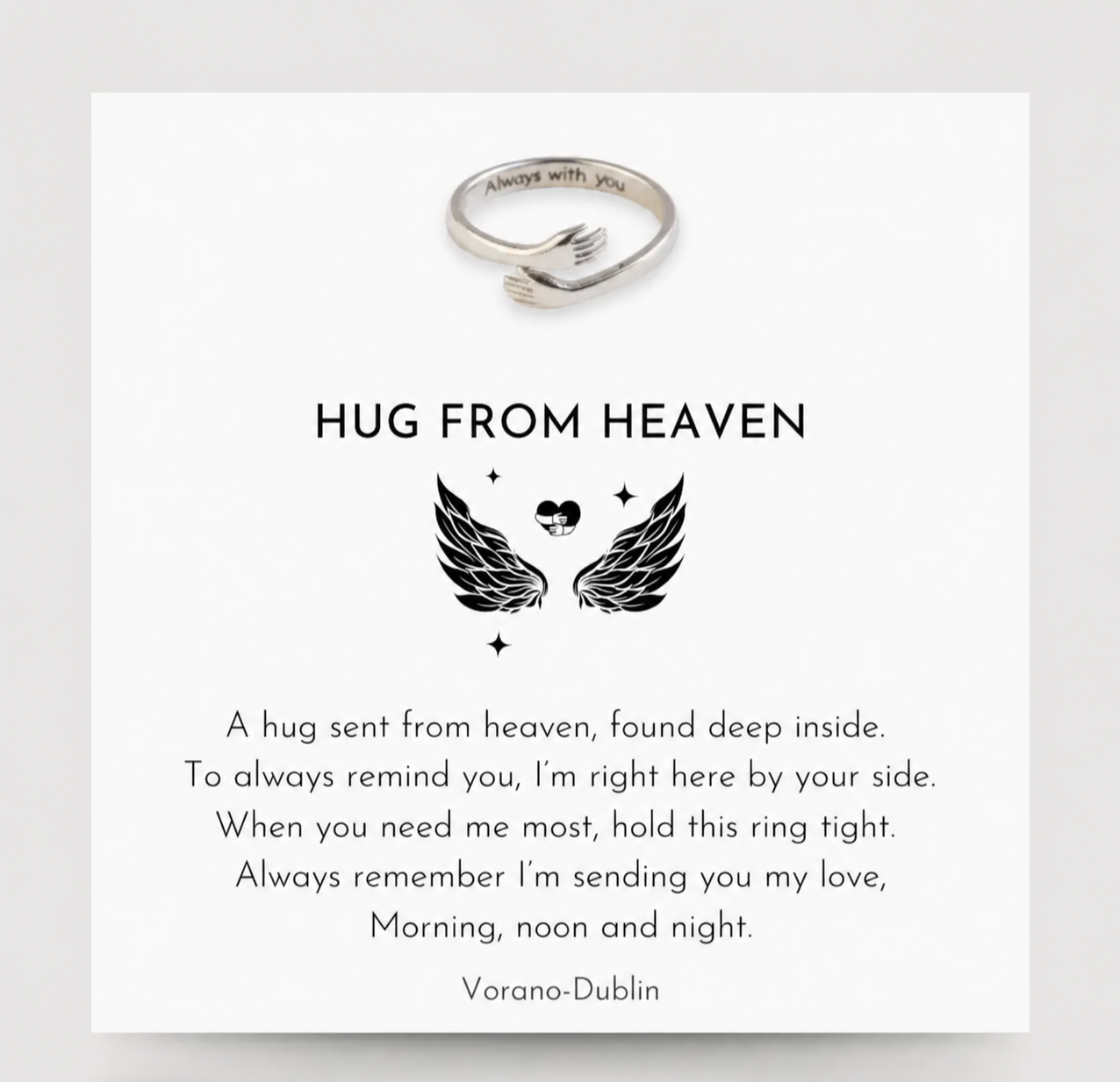 Vorano-Dublin Wrapped in Love - Hug Ring