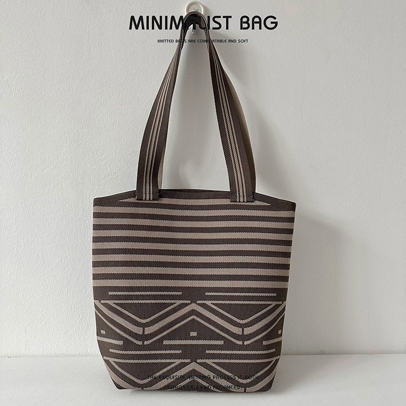 Horizontal wave brown