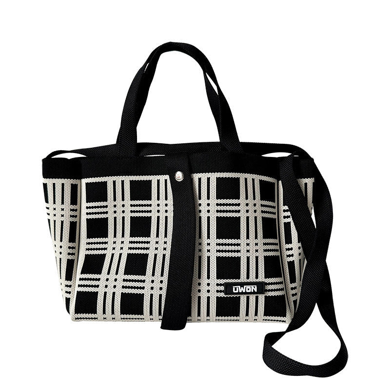 Vorano-Dublin™ | Diamond knitted tote bag