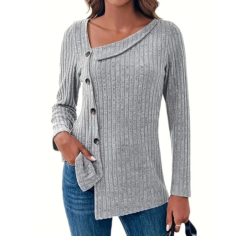 Vorano-Dublin™ | Striped Autumn Women's Top