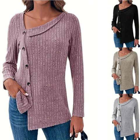 Vorano-Dublin™ | Striped Autumn Women's Top