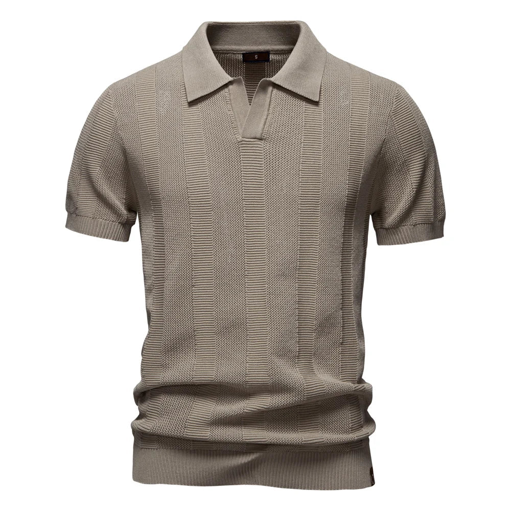 Vorano-Dublin™ | Stylish Striped Polo