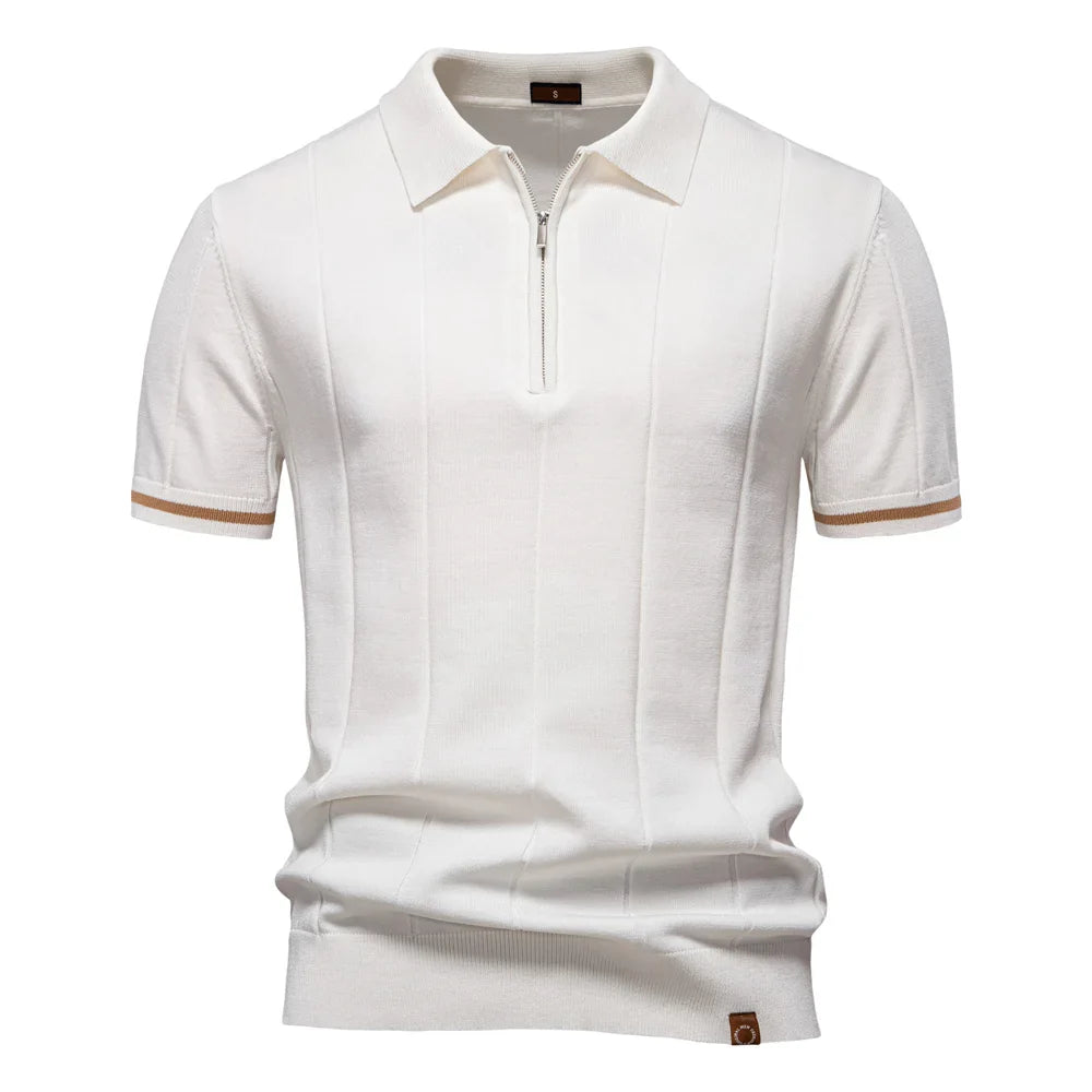 Vorano-Dublin™ | Men's Polo Shirt with Zipper