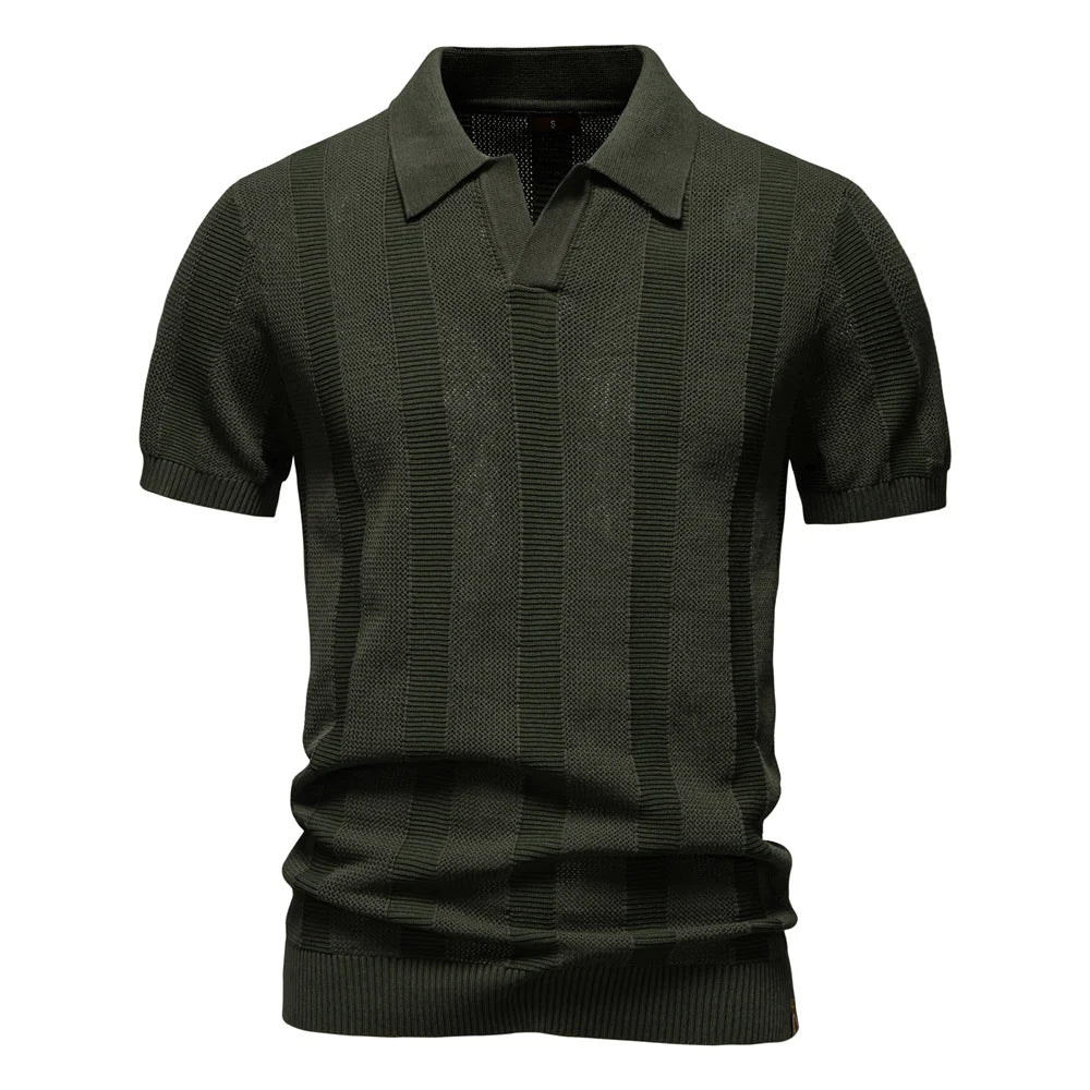 Vorano-Dublin™ | Stylish Striped Polo