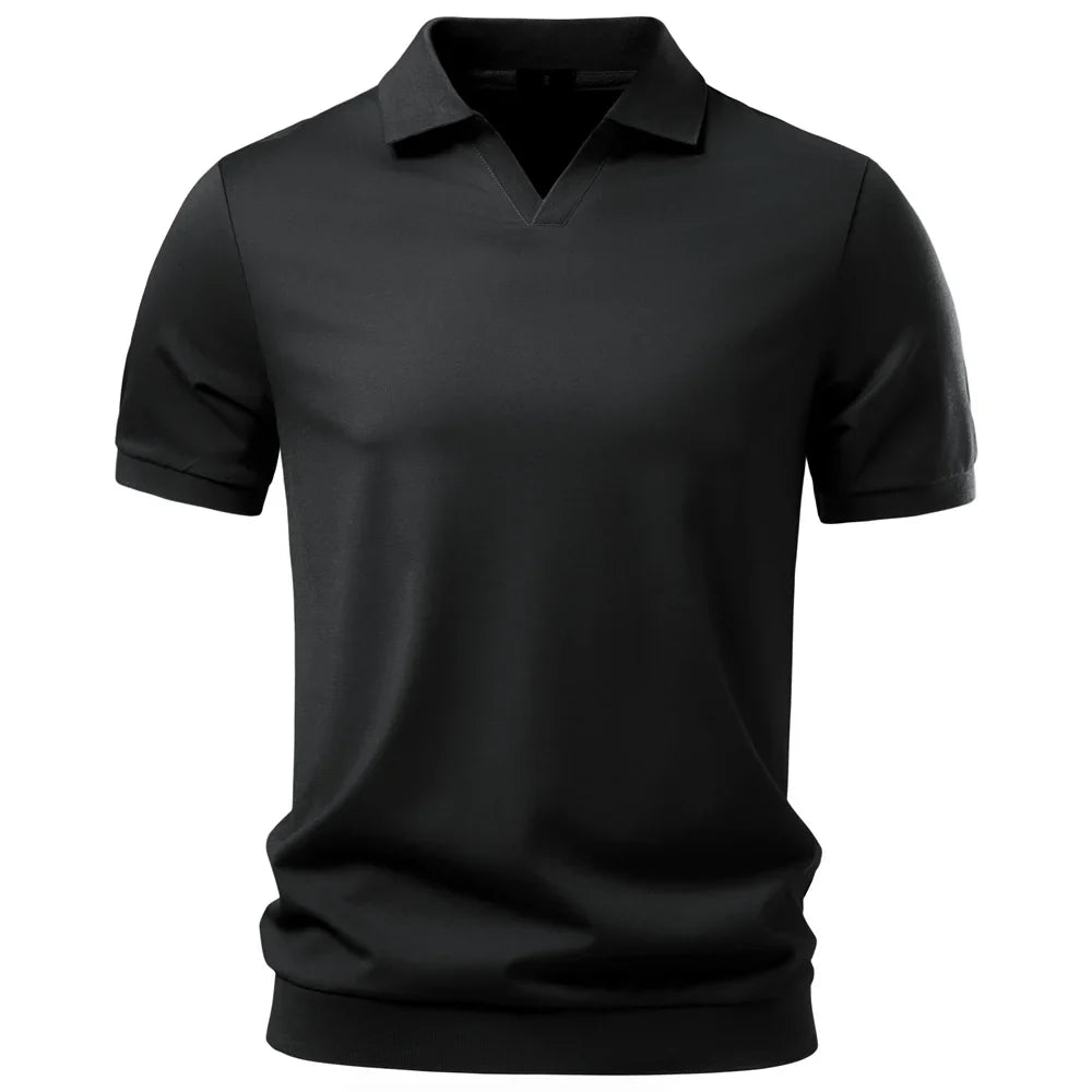 Vorano-Dublin™ | Breathable Polo Shirt with V-Neck