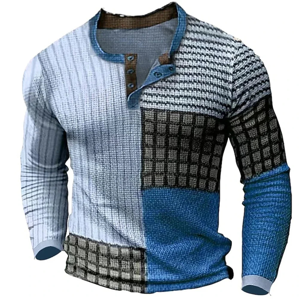 Vorano-Dublin™ | Vibrant Long Sleeve Shirt for Men