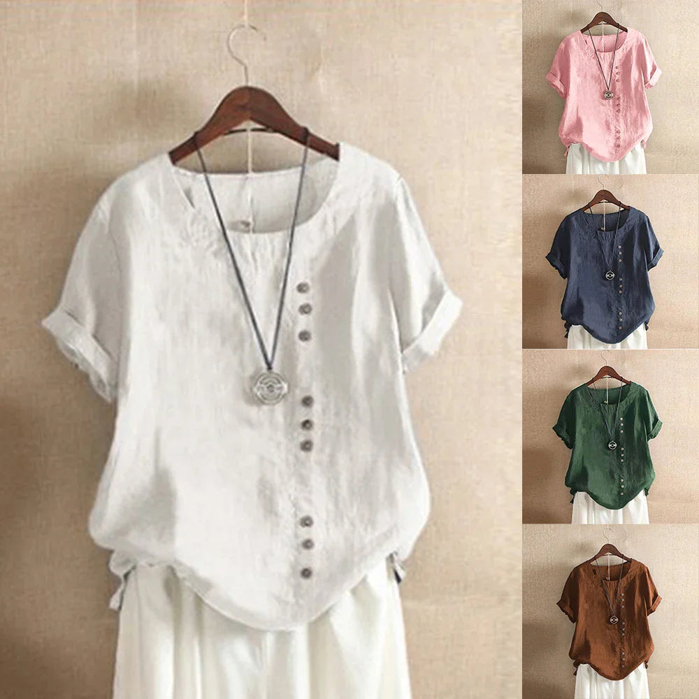 Vorano-Dublin™ | Airy and Comfortable Cotton Women's Blouse