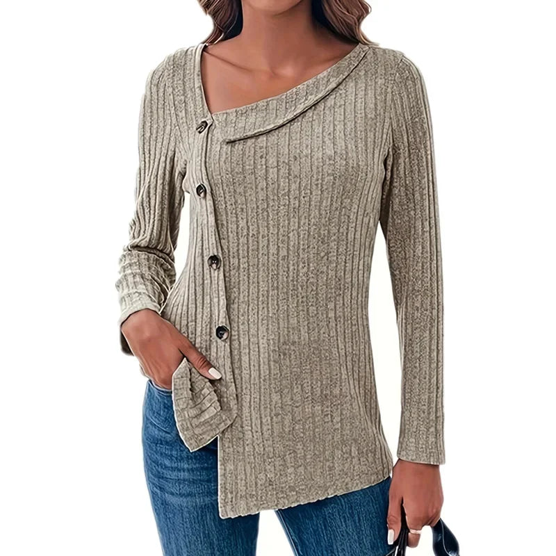 Vorano-Dublin™ | Striped Autumn Women's Top