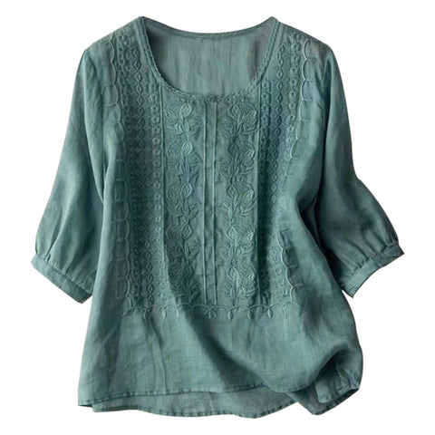 Vorano-Dublin™ | Summer Cotton Women's Blouse