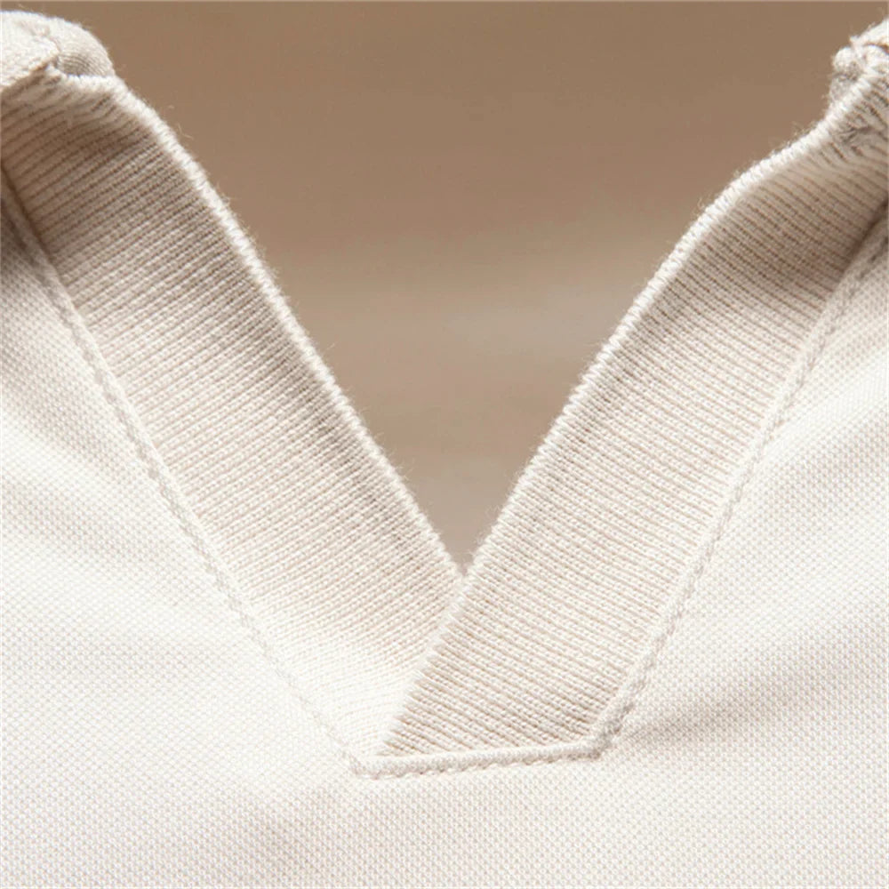 Vorano-Dublin™ | Breathable Polo Shirt with V-Neck