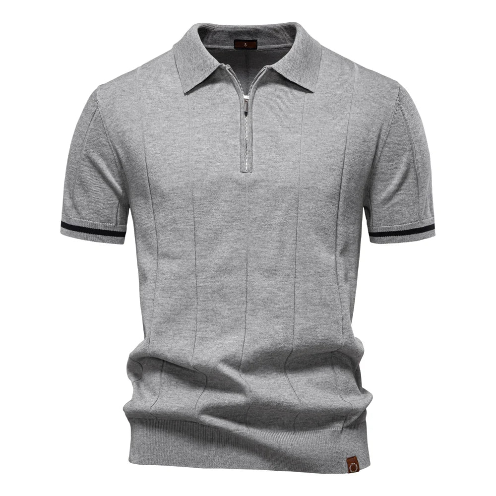 Vorano-Dublin™ | Men's Polo Shirt with Zipper