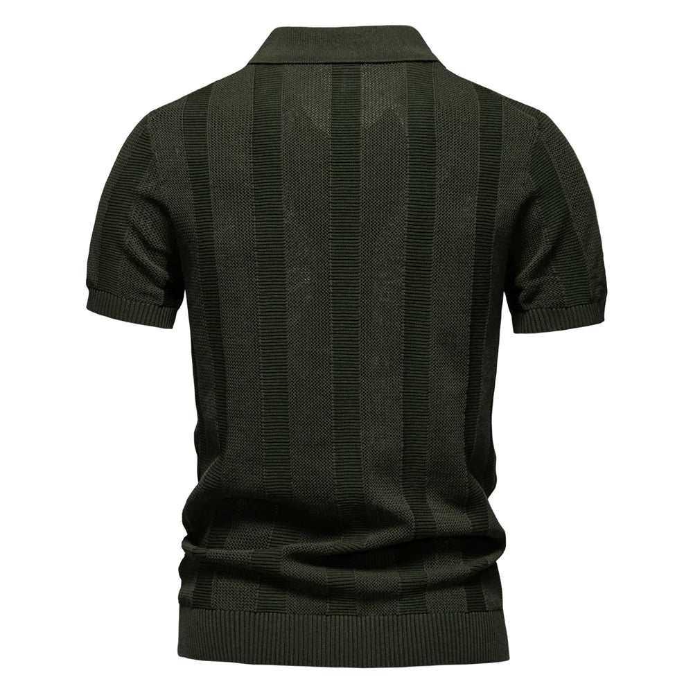 Vorano-Dublin™ | Stylish Striped Polo