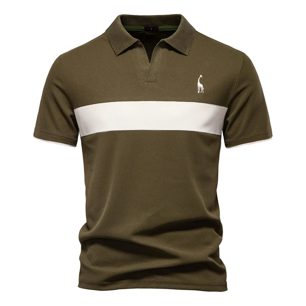 Vorano-Dublin™ | Men's Polo with Color Block