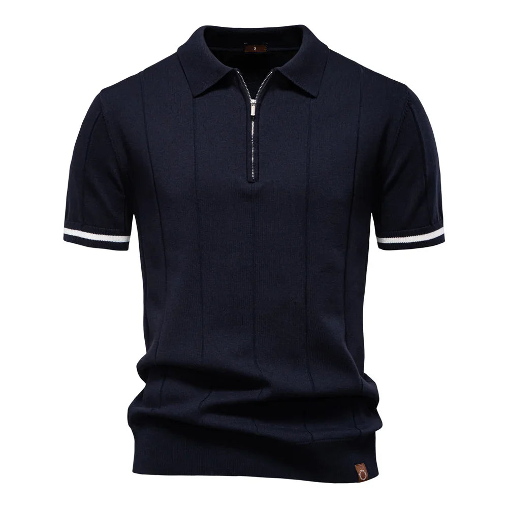 Vorano-Dublin™ | Men's Polo Shirt with Zipper