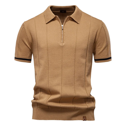 Vorano-Dublin™ | Men's Polo Shirt with Zipper