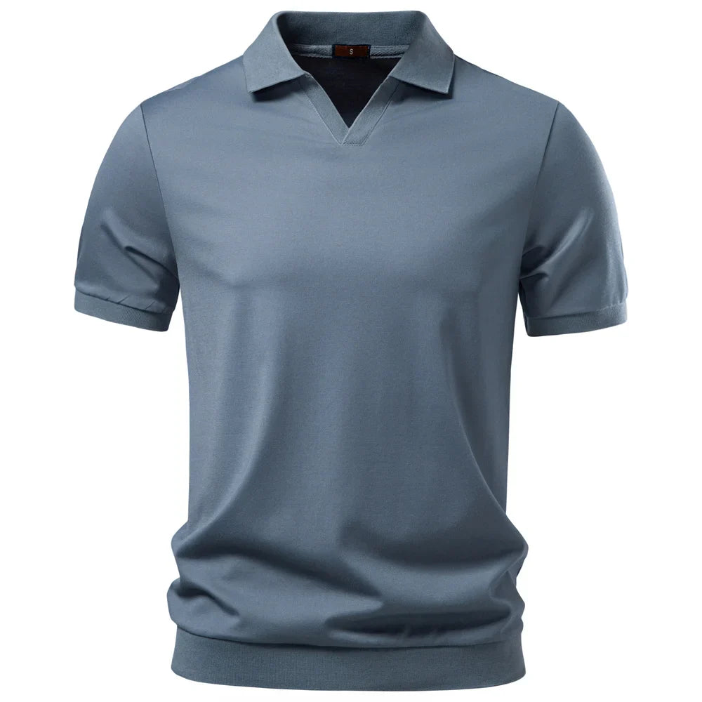 Vorano-Dublin™ | Breathable Polo Shirt with V-Neck