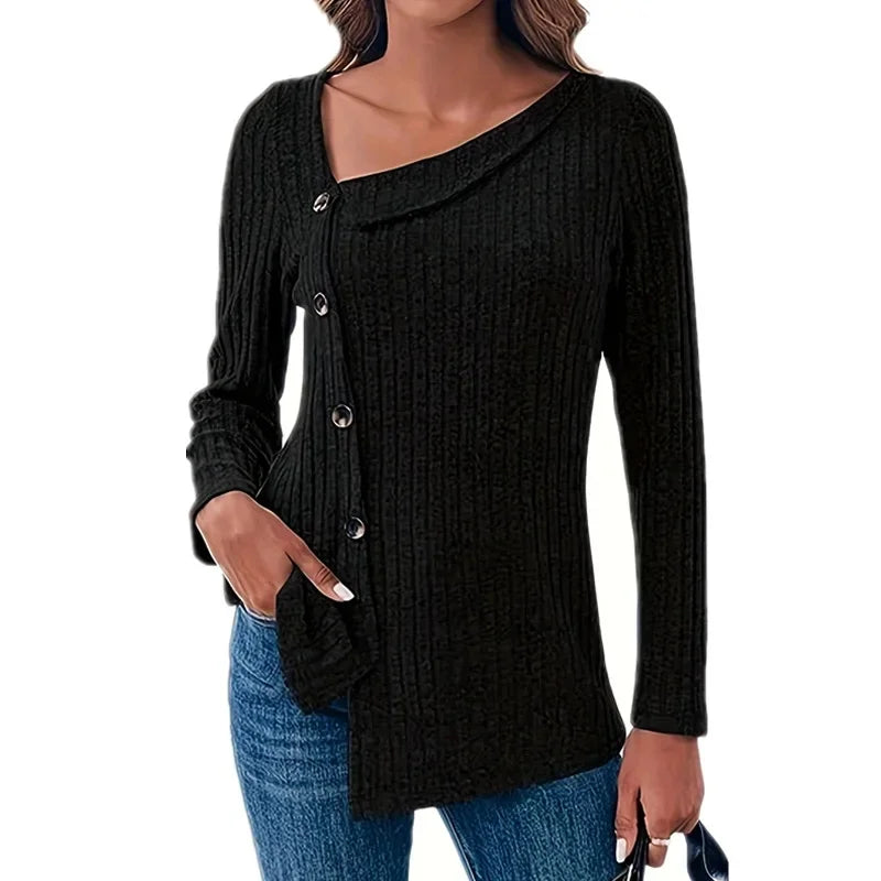 Vorano-Dublin™ | Striped Autumn Women's Top