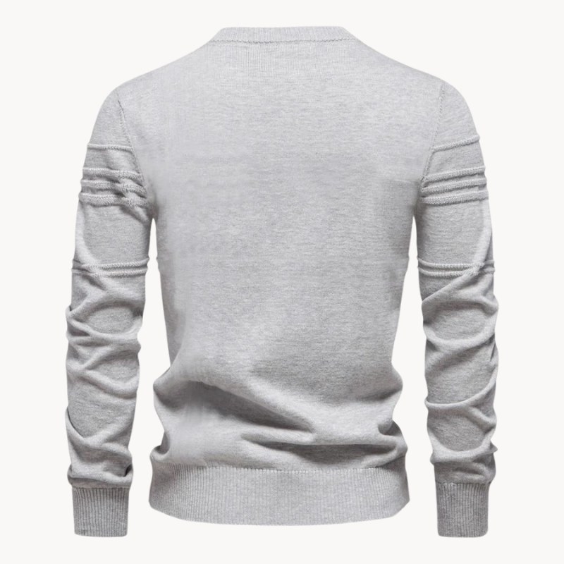 Vorano-Dublin™ | Men's Sweater with Check Design
