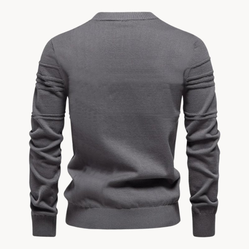 Vorano-Dublin™ | Men's Sweater with Check Design