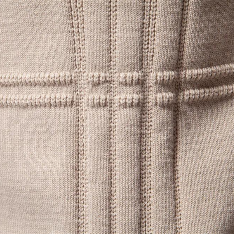 Vorano-Dublin™ | Men's Sweater with Check Design