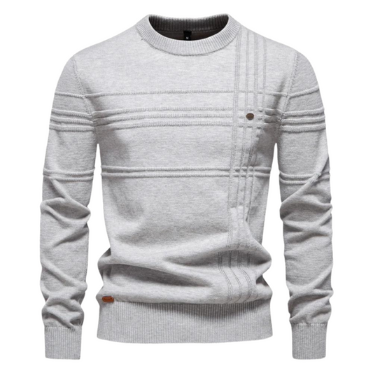 Vorano-Dublin™ | Men's Sweater with Check Design