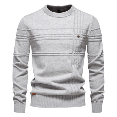 Vorano-Dublin™ | Men's Sweater with Check Design