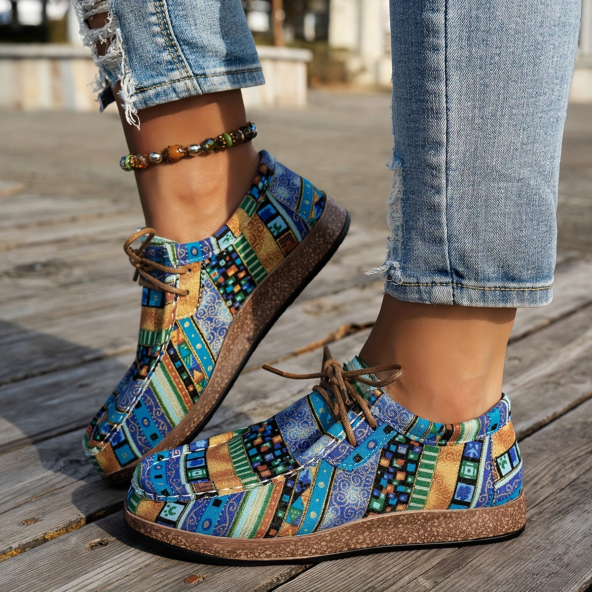 Vorano-Dublin™ | Colorful Retro Women's Shoes