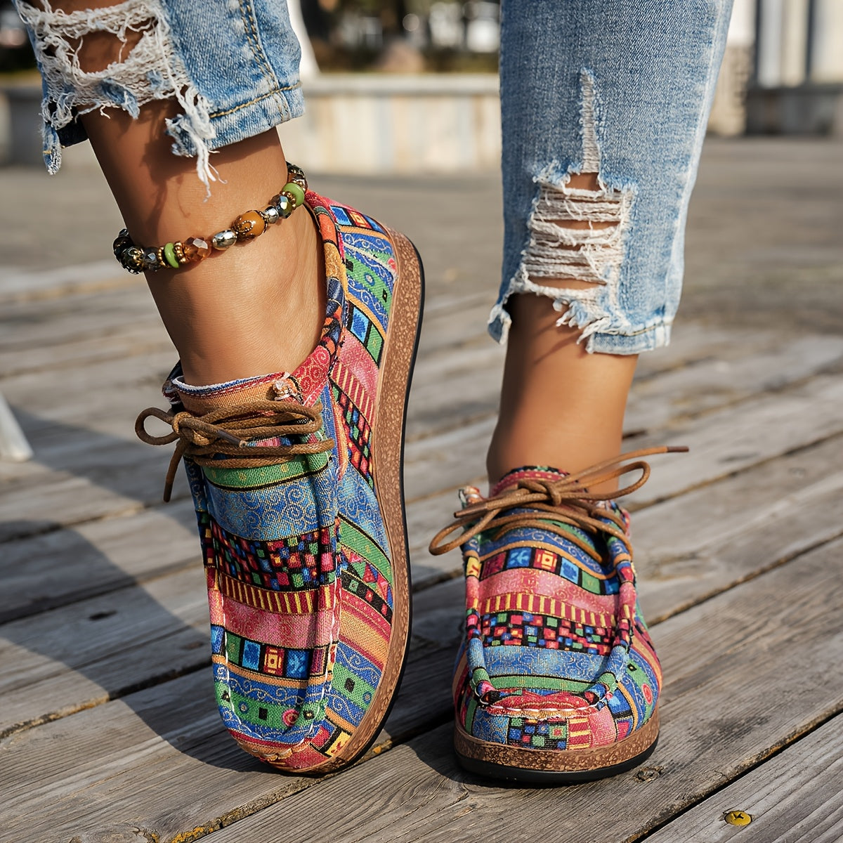 Vorano-Dublin™ | Colorful Retro Women's Shoes